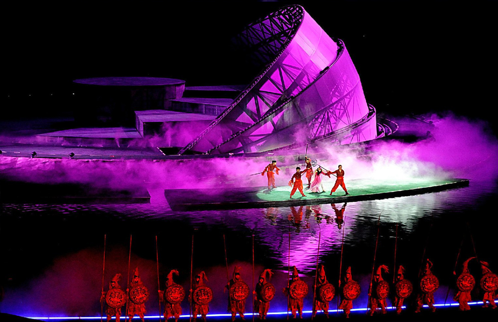 陳凱歌執(zhí)導(dǎo)大型實(shí)景演出《希夷之大理》舞臺(tái)水景特效
